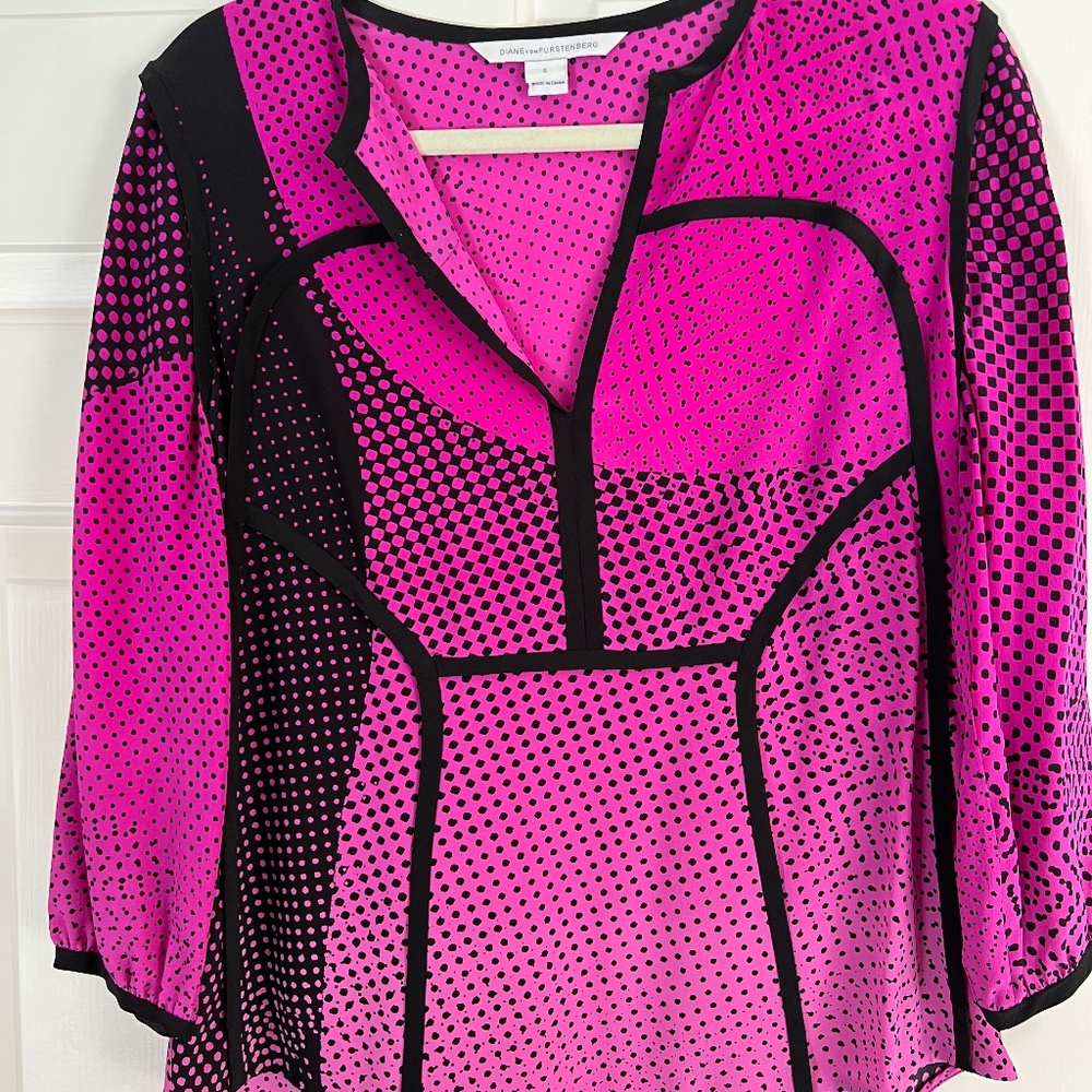 Diane Von furstenberg silk top